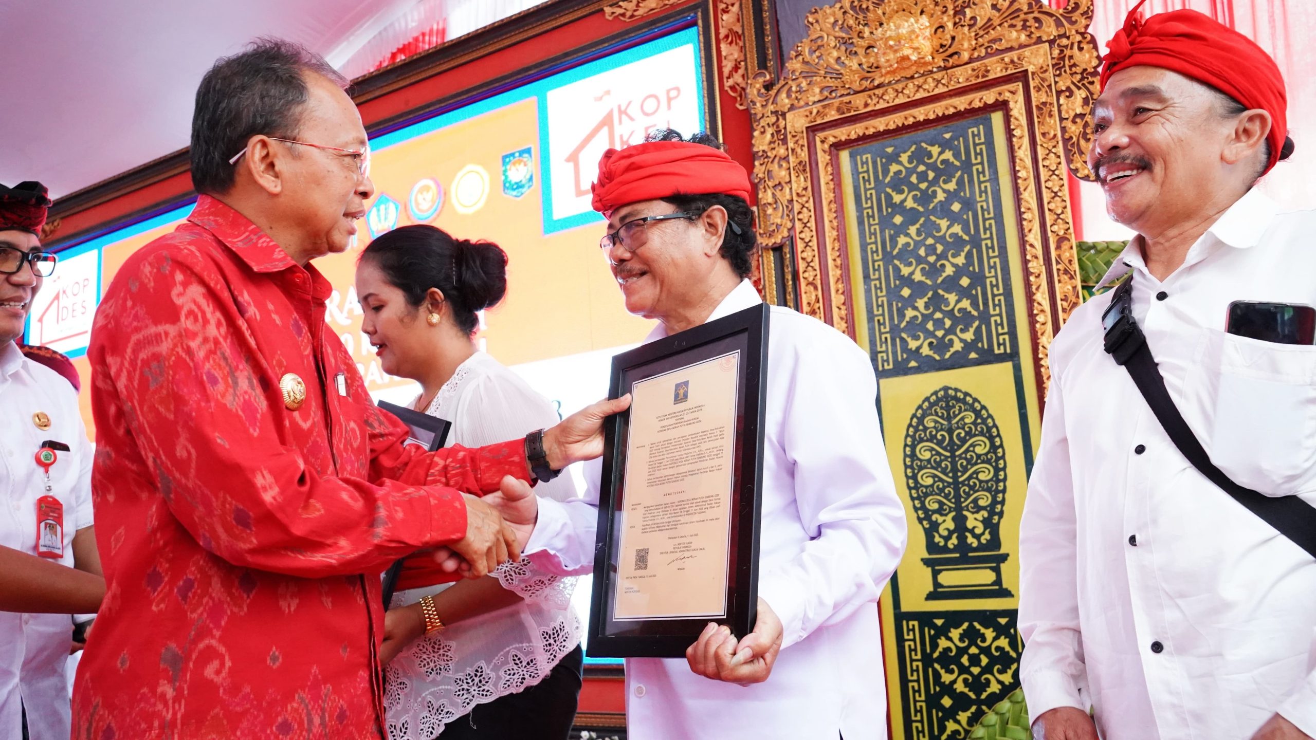 Peluncuran Koperasi Merah Putih, Gubernur Koster Harap Wujudkan Kedaulatan Pangan