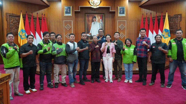 Gubernur Koster dan Forkopimda  Temui Perwakilan Pendemo, Ojol di Bali Janji Tak Demo lagi
