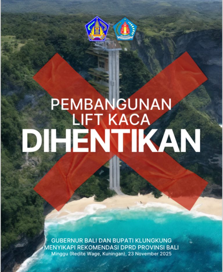 Lima Pelanggaran Berat Proyek Lift Kaca di Pantai Kelingking, Gubernur Koster Perintahkan Bongkar dan Pulihkan Lingkungan Sekitar