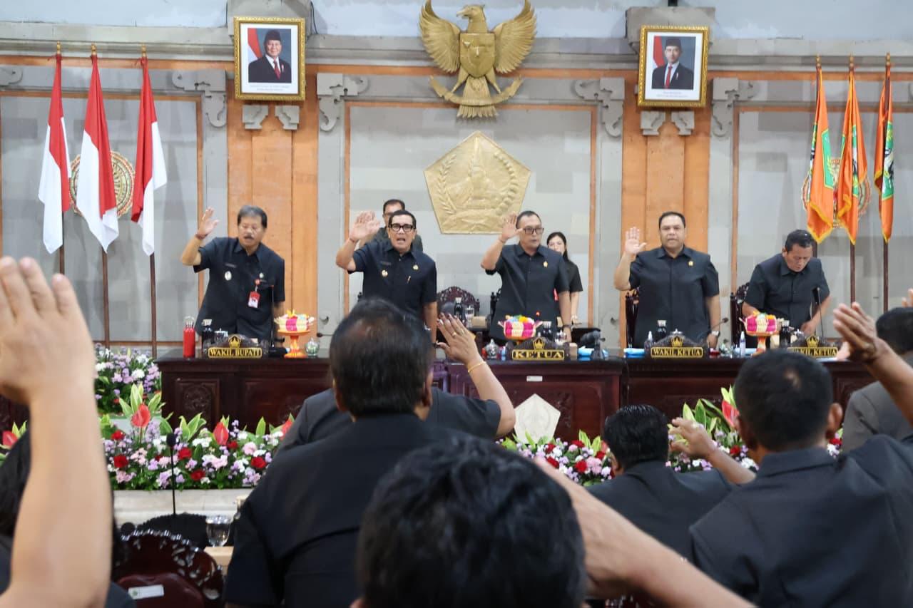 Bupati Sanjaya Sampaikan LKPJ TA. 2025 Pada Rapat Paripurna DPRD Tabanan
