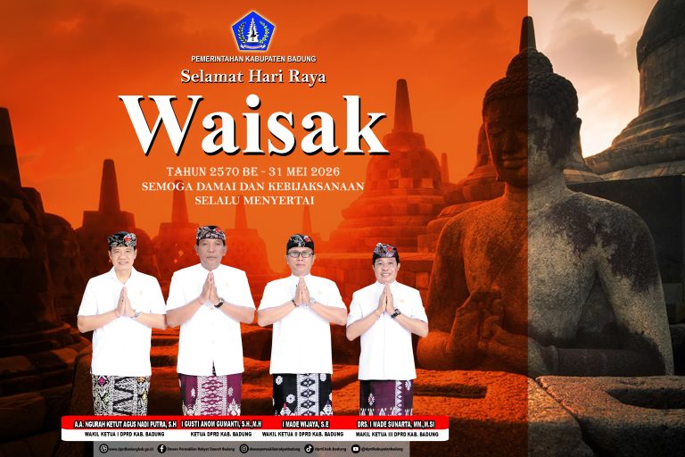 Pimpinan dan Seluruh Anggota DPRD Badung Ucapkan Hari Raya Waisak