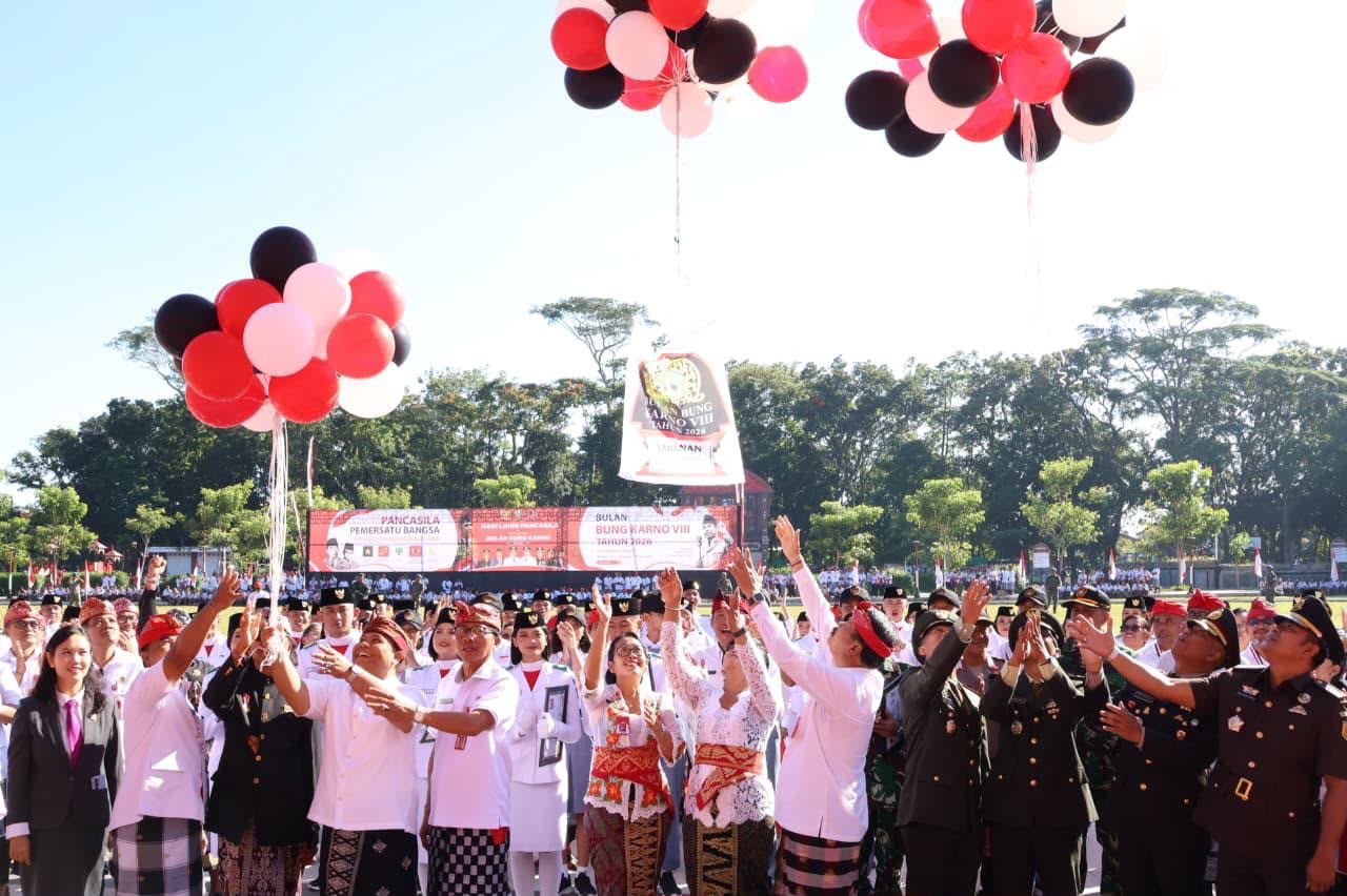 Peringatan Hari Lahir Pancasila dan Bulan Bung Karno VIII, Pemkab Tabanan Tegaskan Semangat Persatuan dan Nasionalisme