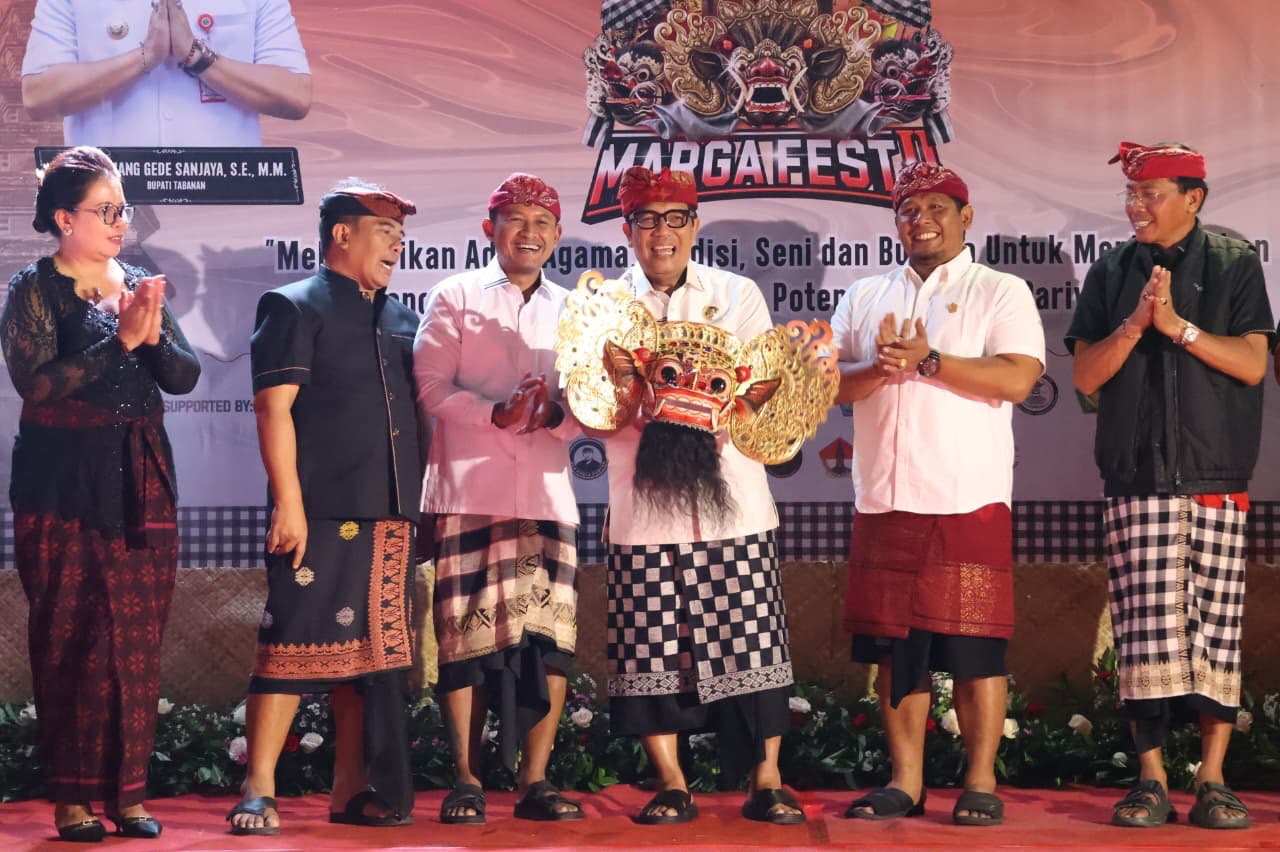 Bupati Sanjaya Buka Marga Fest II Tahun 2026, Dorong Pelestarian Seni Budaya dan Penguatan Potensi Lokal
