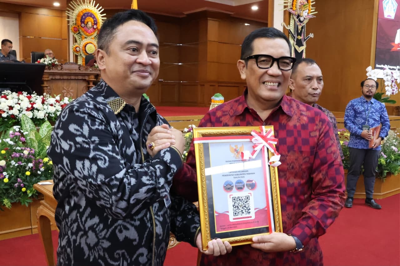 Pertahankan Transparansi, Pemkab Tabanan Raih Opini WTP 12 Kali Berturut-turut atas LKPD