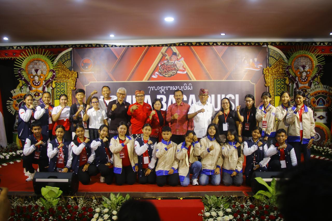 Puisi Aku Melihat Indonesia karya Bung Karno Mengema di DPD PDI-P Bali, Generasi Muda Bali Antusias Jaga Persatuan