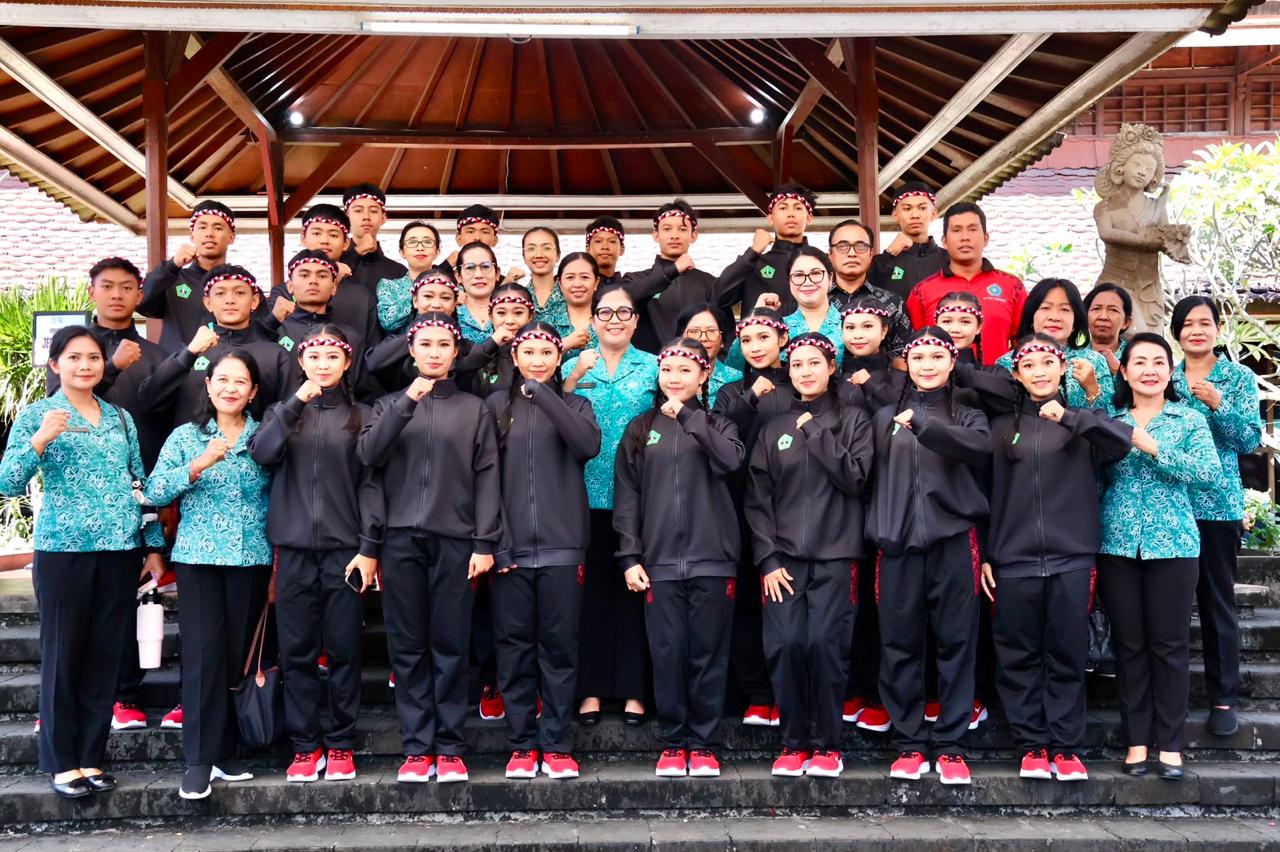 Bunda Rai Semangati Generasi Muda Tabanan Tampil Maksimal di Lomba HKG PKK Provinsi Bali 2026