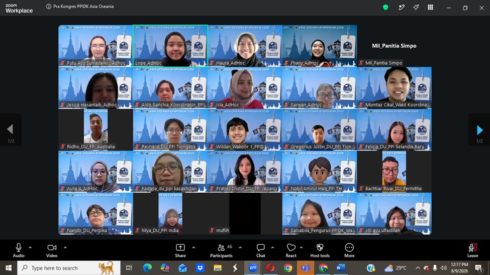 Sidang Kongres PPI Kawasan Asia-Oseania 2026: Mempererat Persaudaraan dan Memajukan Peran Mahasiswa Indonesia