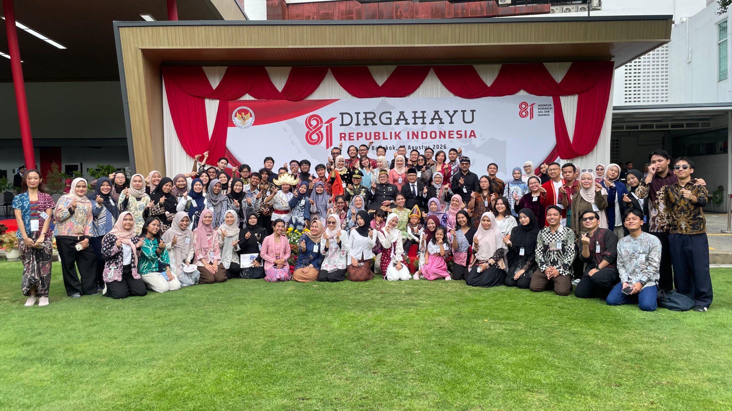 Semangat Kemerdekaan dan Kolaborasi Akademik: Mahasiswa Indonesia di Thailand Peringati HUT RI ke-81 dan Gelar Simposium Asia-Oceania 2026