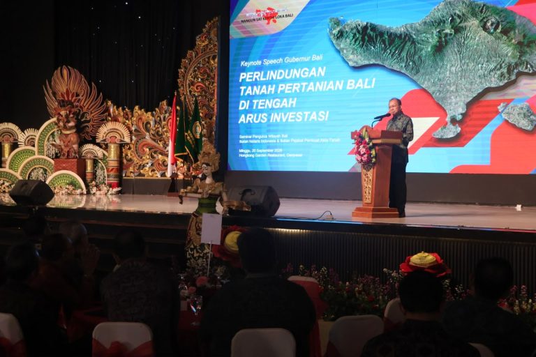 Gubernur Koster Minta Lahan Pertanian Bali Dilindungi di Tengah Tekanan Investasi